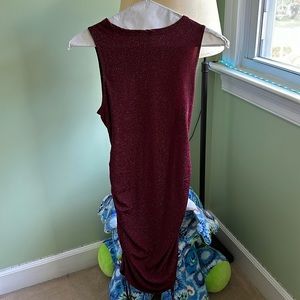 Red sparkling SHEIN dress